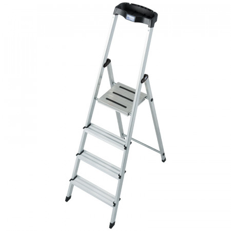 SCARA KRAUSSE MONTO "SAFETY" DUBLA CU TREPTE PE O PARTE, 4 TREPTE,KR-126320