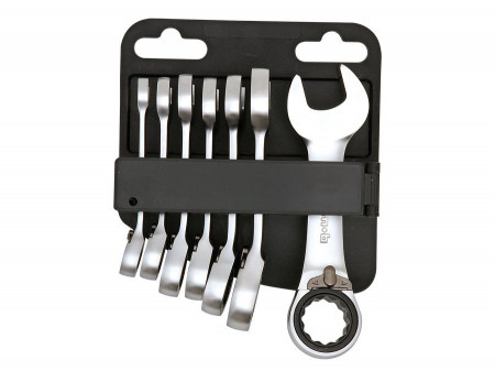 Set 7 chei combinate scurte cu clichet 7