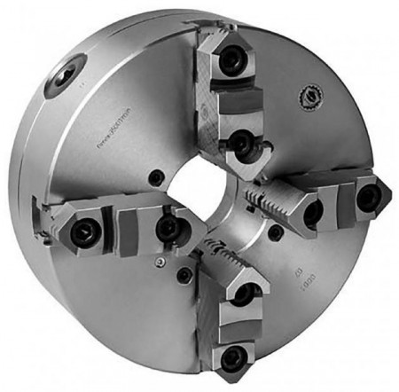 Universal pentru strung cu 4 bacuri reversibile TIP 3745, 400 mm, racord 8, Bison