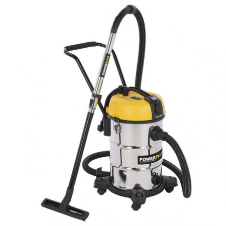 Aspirator umed/uscatPowerplus POWX3240, 1200 W, 30 l, recipient inox