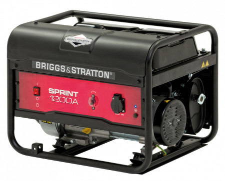 Generator de curent Briggs Sprint 1200A 1,2 kVA, 230V, cadru deschis, AVR