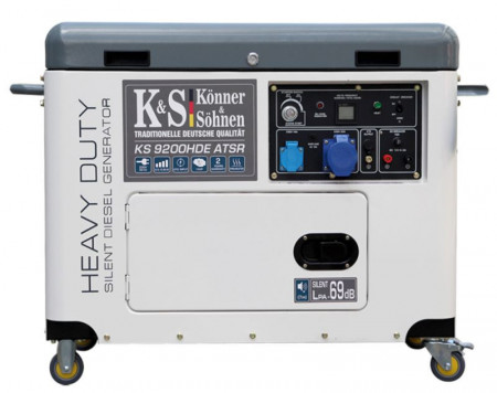 Generator de curent diesel 6.8 kW, KS 9200HDE ATSR Silent - Konner and Sohnen
