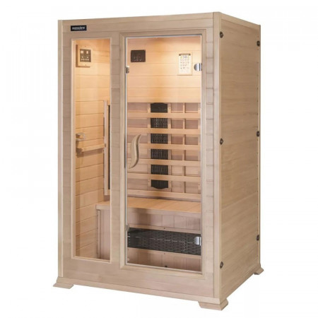 Infrasauna Hecht ACTIVE, 2080 W, pentru 2 persoane, maximum 60 de grade Celsius