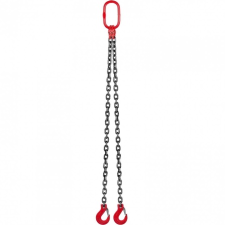 Lant ridicare greutati cu 2 brate, Capacitate 4 tone, Lungime 1.5 m, G80 Mn