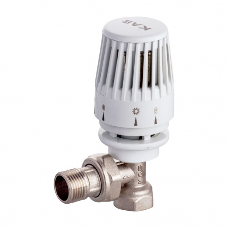 Robinet radiator coltar cu cap termostatic reglabil 1/2" (plug-in system), KAS