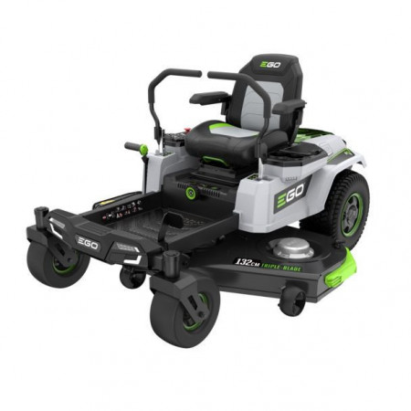 Tractor de tuns iarba Ego Power ZT5201E-L, compatibil cu acumulatori Li-Ion 56 V, 132 cm