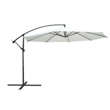 Umbrela cu cadru din aluminiu, diametru 3 m, Hecht Sunny