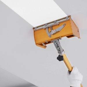 Aplicator finisare rapida, pentru suprafete plane, Maner telescopic 1020 – 1618 mm, Capacitate cutie 1.4 l - Img 4