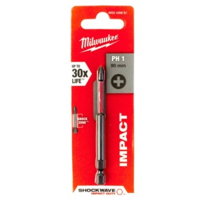 Bit de impact, Shockwave Impact Duty™, PH1x90mm, MILWAUKEE® - Img 2
