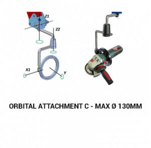 Brat dublu articulat compensare EasyArm 6,5 – 10 kg cu atasament orbital tip C - Img 2