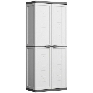 Dulap Alb/Gri Keter Jolly R16 68X39X166 - Img 1
