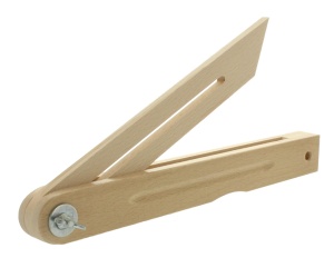 Echer reglabil din lemn 50 cm, Hedue - Img 1