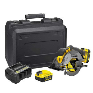 Ferastrau Circular 18V, Stanley Fatmax V20, SFMCS500M2K, 165/16mm, 54mm, 2 x 4.0 Ah, 1 Disc, Cutie Depozitare - Img 2