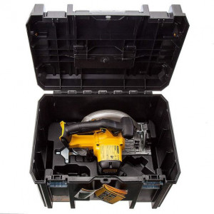 Fierastrau circular manual Dewalt DCS391NT compatibil cu acumulator Li-Ion 18 V XR, diametru disc 165 mm, in valiza de transport TSTAK VI - Img 2
