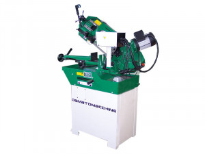 Fierastrau cu banda pentru metale geo 4023 de Damatomacchine, coborâre hidraulică, cap pivotant, sistem de refrigerare, vitez rapida și motor monofazat de 1100 W - Img 2