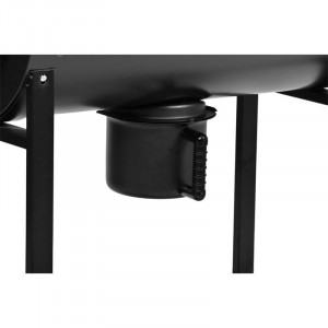 Gratar de gradina HECHT Barrel, din otel, pentru carbune, dimensiuni 108 x 72 cm - Img 5