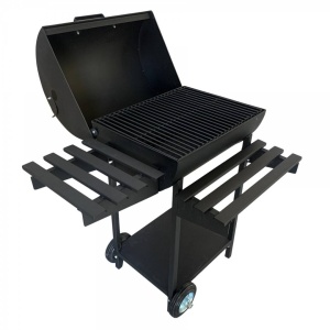 Gratar pe carbuni Vivatechnix VMD-1031, cu capac, 92x60x100cm, portabil, negru - Img 1