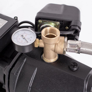Hidrofor cu pompa autoamorsanta Wasserkonig FL498025, fonta, putere 1150 W, debit 4800 l/h, inaltime refulare 49 m, vas de expansiune 24 l - Img 6