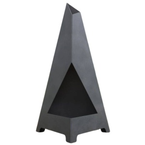 Incalzitor de terasa/gradina, Triangular Pyramid KRO-1071, Otel, Negru, 1200x700x700 mm, grosime 3 mm - Img 1