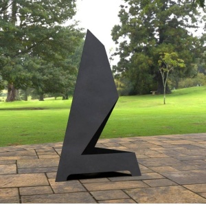 Incalzitor de terasa/gradina, Triangular Pyramid KRO-1071, Otel, Negru, 1200x700x700 mm, grosime 3 mm - Img 4