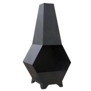 Incalzitor pentru terasa/gradina, Pyramid Hexagon II KRO-1076, Otel, Negru, 1200x605x406 mm, grosime 3 mm - Img 1