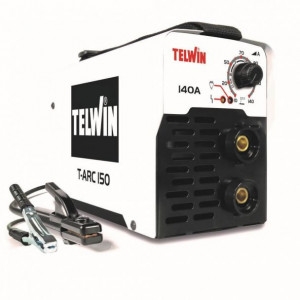 Invertor sudura MMA Telwin T-ARC150ACX, 140 A, electrozi 1.6-3.2 mm, cu accesorii - Img 1