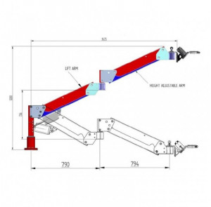 Manipulator ROVER RM02 capacitate de ridicare 1-50 Kg rotire 360° cu Cap motorizat RM.TM07.A01 si Dispizitiv de prindere cu Vacuum si Suport mobil Volumec - Img 3