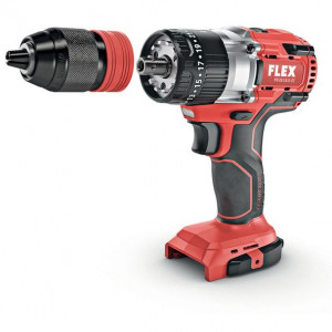 Masina de gaurit si insurubat cu percutie, compatibila cu acumulatori Flex PD 2G 18.0-EC, Li-Ion 18V, cuplu maxim 90 Nm, valiza de transport - Img 1