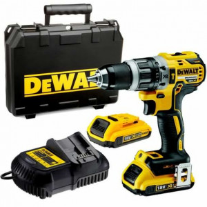 Masina de gaurit si insurubat cu percutie, cu acumulatori Dewalt DCD796D2, 18V/2.0Ah, cuplu maxim 70 Nm, 2 acumulatori, incarcator, valiza de transport - Img 3