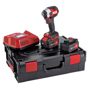 Masina de insurubat cu impact Flex ID 1/4" 18.0-EC HD/5.0 Set, hex 1/4", cuplu maxim 237 Nm, cu 2 acumulatori 18V / 5.0Ah si incarcator in valiza L-BOXX® - Img 1