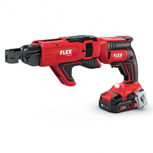 Masina de insurubat Flex DW 45 18.0-EC M/2.5 Set, cu acumulatori 18V / 2.5Ah, cuplu maxim 28 Nm, valiza de transport si magazie de suruburi - Img 3