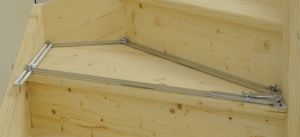 Șablon pentru unghiuri cu 13 șine din aluminiu, Hedue - Img 3