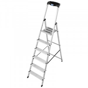 SCARA KRAUSSE MONTO "SAFETY" DUBLA CU TREPTE PE O PARTE, 6 TREPTE,KR-126344 - Img 1