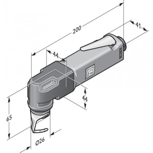 Sculă oscilantă cu aer comprimat, MOtlx 6-25, Fein - Img 2