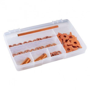 Set accesorii sudura in puncte Telwin 143722, 63 piese, cutie plastic - Img 2