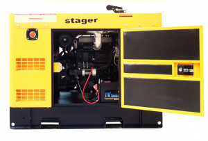 Stager YDY15S3-E Generator insonorizat 15kVA, 19A, 1500rpm, trifazat, diesel - Img 6