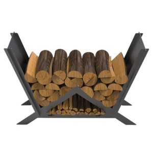 Suport pentru lemne, Krodesign Triangle KRO-1157, dimensiune 900x600x280 mm - Img 2