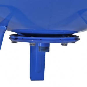 Vas de expansiune vertical Wassertechnik WTH300VMBLUE, apa rece, volum 300 l, presiune max.10 bari, cu suport, manometru - Img 2
