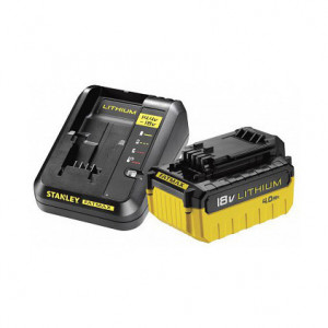 Acumulator 18V/4Ah + Incarcator STANLEY FATMAX - Img 2