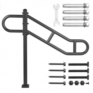 Balustrada otel, Prindere podea, pentru 1-3 trepte, lungime 1029 mm, max 113 kg - Img 4