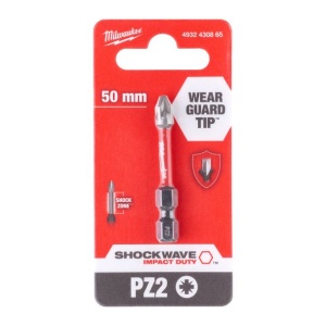 Bit de impact, Shockwave Impact Duty™, PZ2x50mm, MILWAUKEE® - Img 2