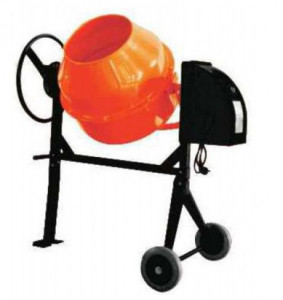 BT 200 Betoniera Breckner Germany putere 800 W volum cuva 200 L pinion + coroana din fonta acoperire stator Cupru 58 kg - Img 2