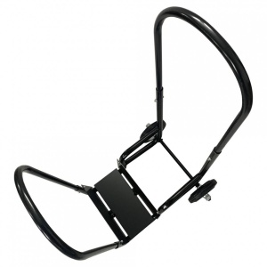 Carucior pentru transportat si depozitat lemne Vivatechnix VMD-1018, max 40 Kg, Negru - Img 2