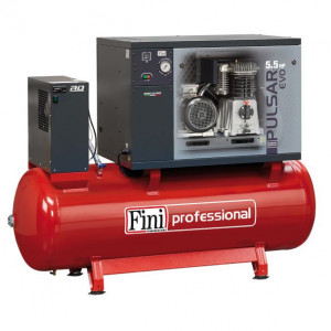 Compresor de aer silentios Fini Pulsar Evo BK119-500-5.5-SD-ES, 500l, 4 kW, 10 bar, 580 l/min, 400 V, cu uscator - Img 2