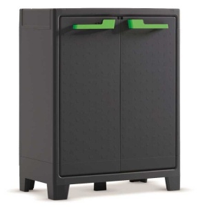 Dulap 2 Polite Graphite Keter Low Moby 80x44x100 Cm - Img 1