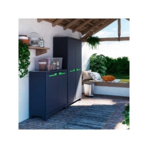 Dulap 2 Polite Graphite Keter Low Moby 80x44x100 Cm - Img 3