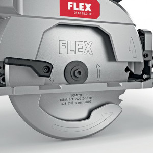 Fierastrau circular Flex CS 62 18.0-EC, compatibil cu acumulator Li-Ion 18 V, diametru panza 165 mm - Img 2