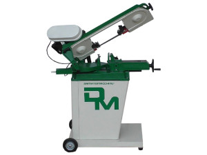 Fierastrau cu banda pentru metale GEO 5013 de Damatomacchine, cu coborare hidraulica, latime banda de 13 mm, 3 viteze de rotatie si motor monofazat de 550 W - Img 2