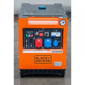 Generator Curent Electric Diesel Black+Decker BXGND7900E, 7.9 KVA, mufa ATS - Img 3