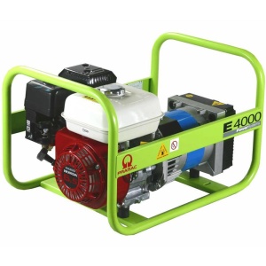 Generator E4000 RENTAL, Echipat cu panou cu protectie diferentiala [DPP] +Kit Trasp,Monofazic, 230V, 50Hz, Motor Honda Stage V, Pornire manuala/Benzina, PA292SH100Q, Pramac - Img 1